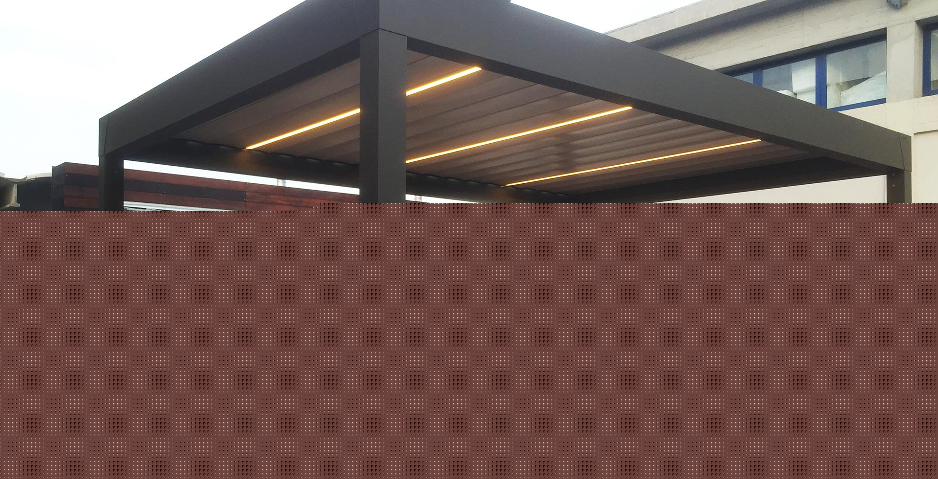 Pergola professionnel rétractable corradi