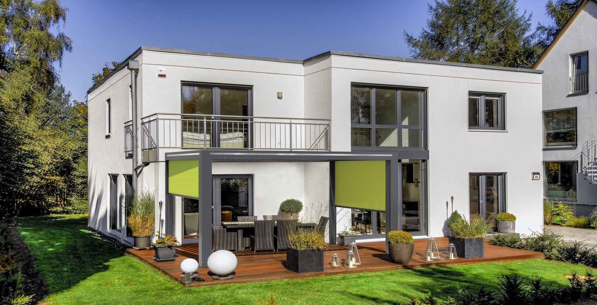 Store de terrasse à projection